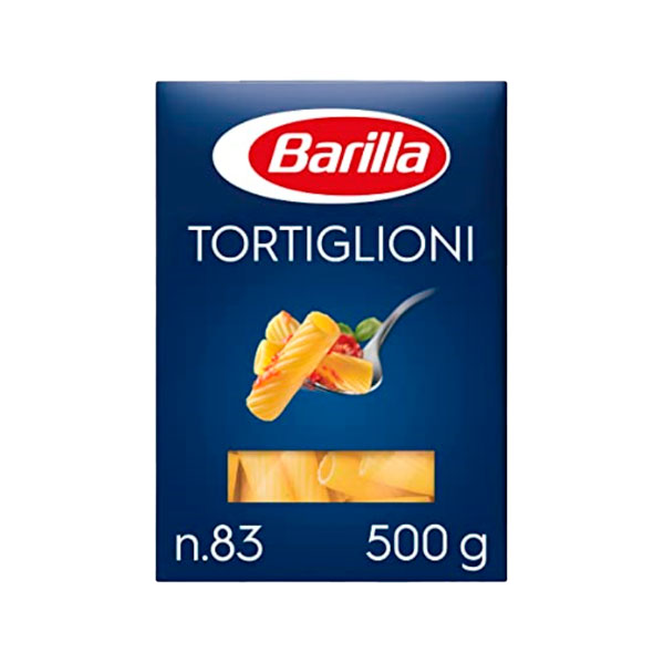 ماکارونی فرمی تورتیگلونی قلمی ۵۰۰ گرمی باریلا barilla TORTIGLIONI
