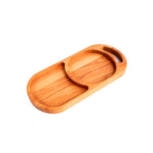 اردوخوری دوخانه تک دسته ( روشن ) نیم وود