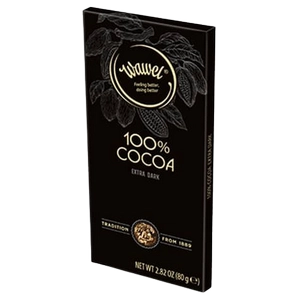 شکلات تلخ 100% اکسترا دارک 100 گرم واول
