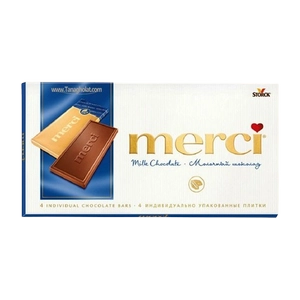 شکلات 100گرم شیری مرسی