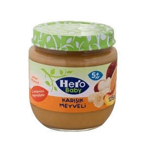 غذای بچه هروبیبی پوره میوه مخلوط 120گرمی