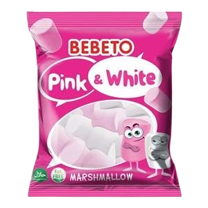 مارشمالو ببتو 70 گرمی پینک وایت