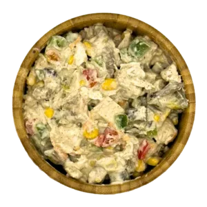 سالاد مرغ و قارچ مخصوص درنا