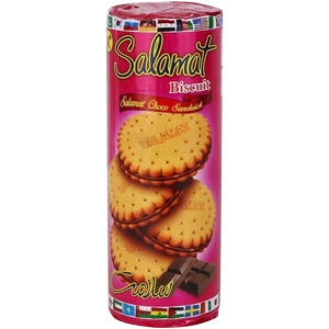 بیسکویت کرمدار شکلاتی 400گرم سلامت