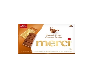 شگلات با مغز کرم فندوق 112گرم مرسی