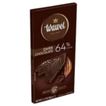 شکلات تلخ 64 درصد 100گرم واول