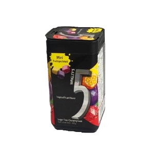 آدامس فایو میوه های گرمسیری قوطی 40 گرمی شوگر فری