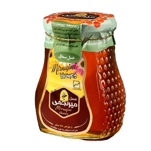 عسل 500 گرم شیشه طبی سماق میر نجمی