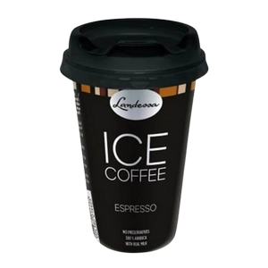 آیس کافی 230 میل لندسا لیوانی اسپرسو espresso ice coffee landessa