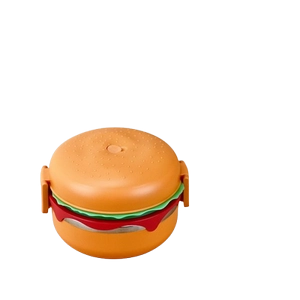 ظرف غذا طرح همبرگر استیل لاکسون