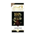 شکلات تخته ای تلخ لینت 100 درصد