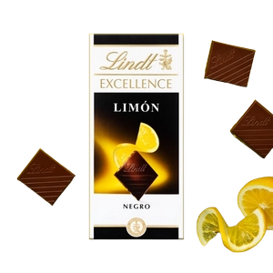 شکلات تابلت 100 گرم تلخ لیمویی لیننت