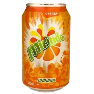 نوشابه پرتقالی 330 میل میراندا اورجینال