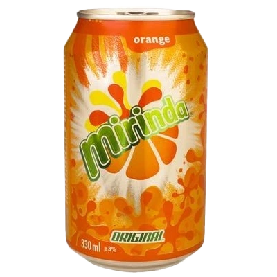 نوشابه پرتقالی 330 میل میراندا اورجینال