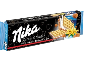 ویفر کاراملی وانیلی 133 گرمی نیکا