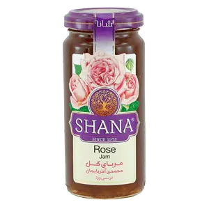 مربای گل شیشه بلند 315 گرمی شانا
