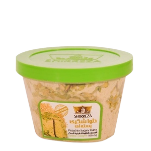 حلوا ارده پسته ای 500 گرمی شیررضا (ارکیده)