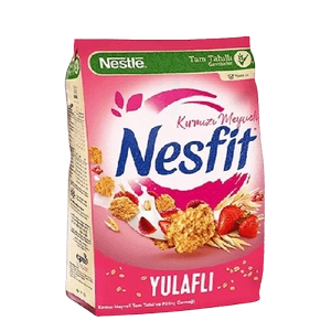 کورن فلکس میوه ای توت فرنگی 400 گرمی کیسه ای فیتنس