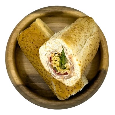 ساندویچ ژامبون مرغ درنا