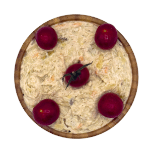 سالاد الویه با مرغ ویژه درنا