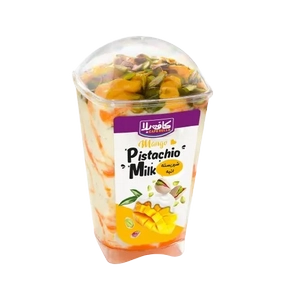 بستنی ویتامینه شیر پسته  انبه کافه بلا