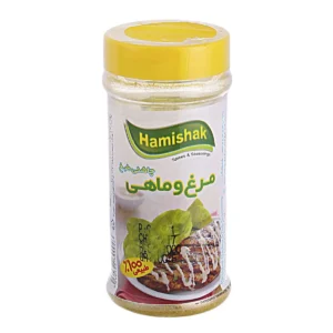 چاشنی مرغ و ماهی ۱۰۰ گرمی همیشک