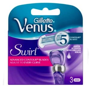 یدک تیغ ۳ عددی ۵ لبه ژیلت Venus Deluxe Smooth