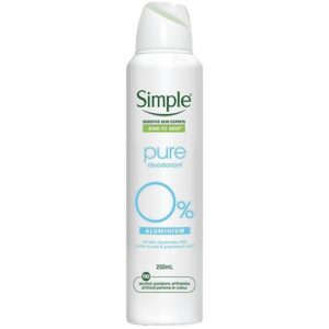 اسپری بدن ۲۵۰ میل بدون الکل سیمپل pure