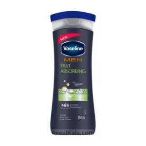 لوسیون بدن مردانه ۴۰۰ میلی وازلین مدل Fast Absorbing